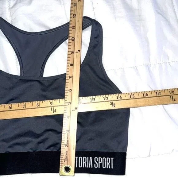 Victoria Sport Womens Racerback Sports Bra Medium Gray - Picture 5 of 5